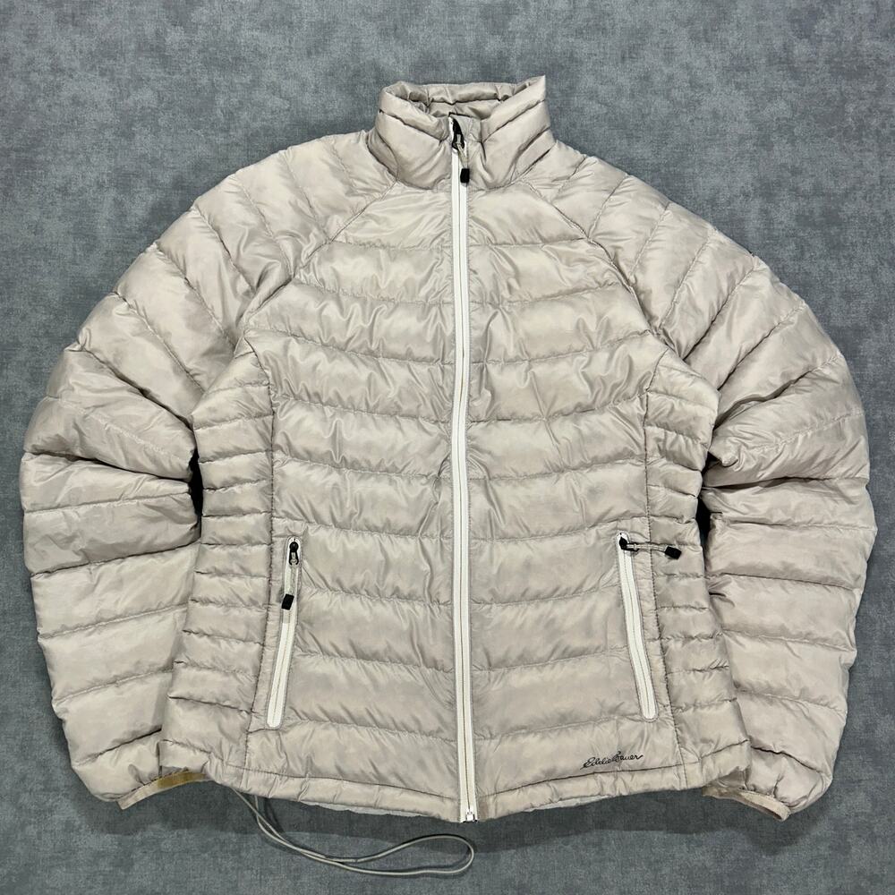 Eddie Bauer First Ascent 800 Fill Goose Down Puffer Jacket Womens S Lightweight